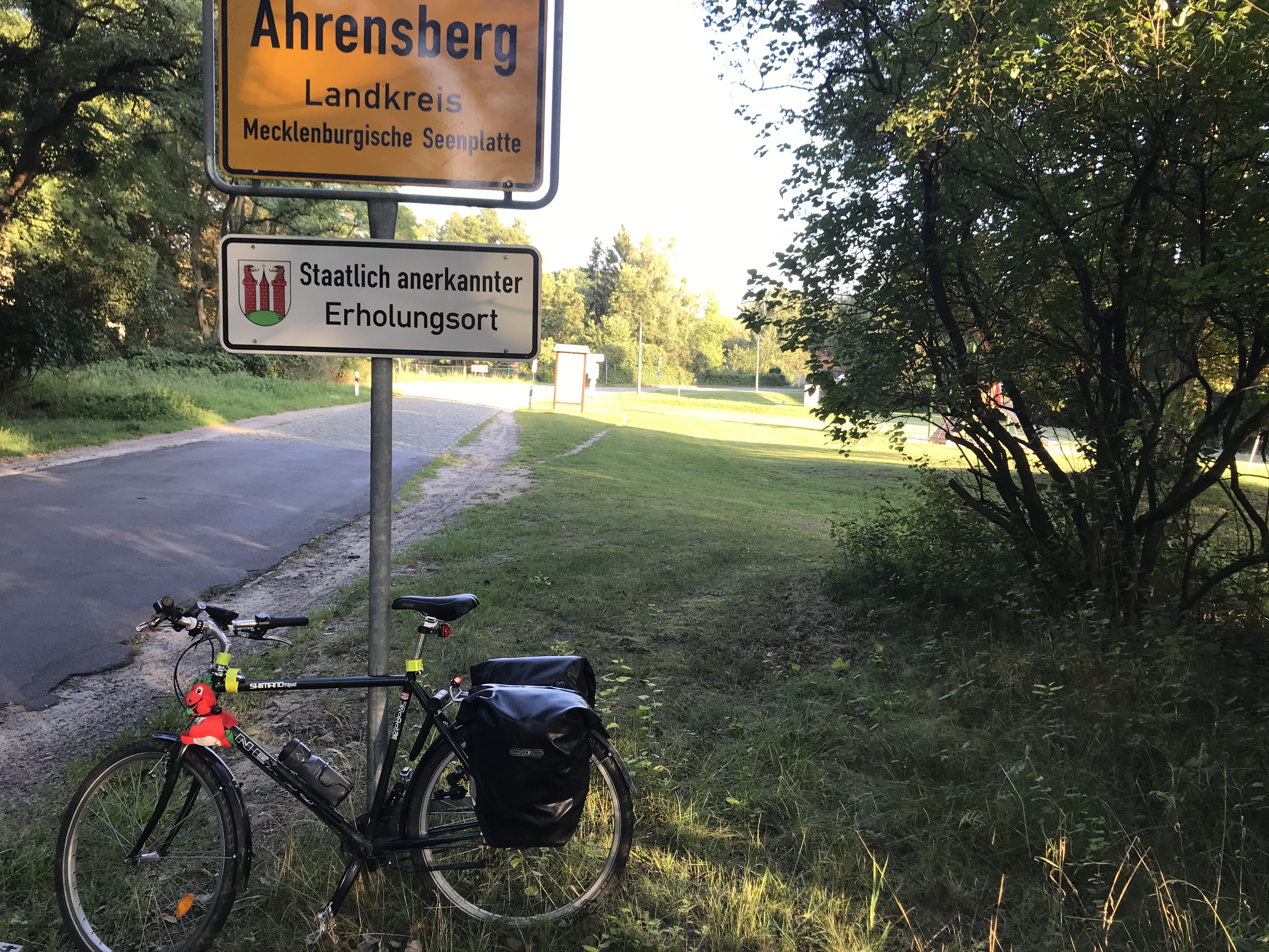 Ahrensberg z roweru (22.08.2023)