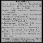 Krzątka w księdze adresowej Leuchs 1907/1913 [MR16730-P]