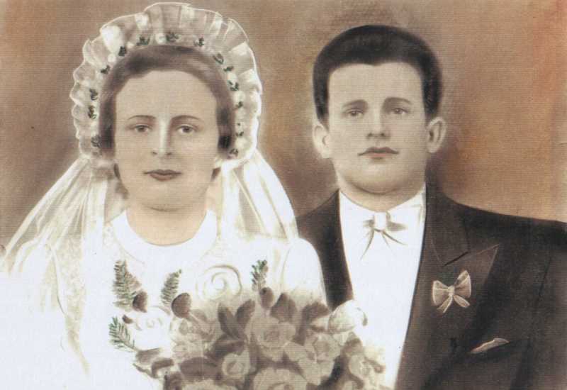 Portret ślubny Zofii i Jana
