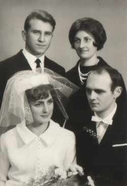 Ślub Marii i Jerzego Kalinowskich (24.02.1968)