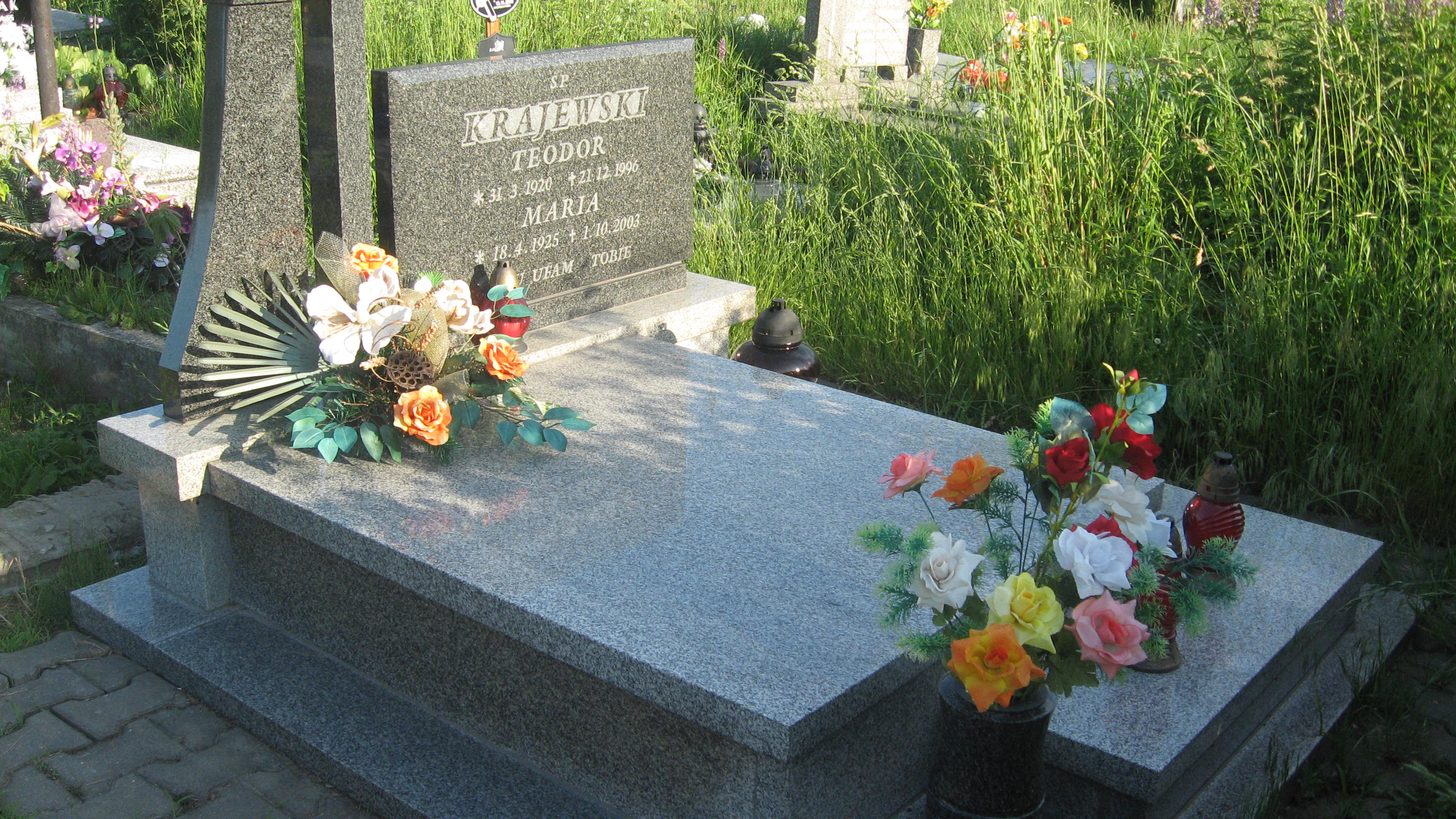 Grób Teodora Krajewskiego (13.06.2010)