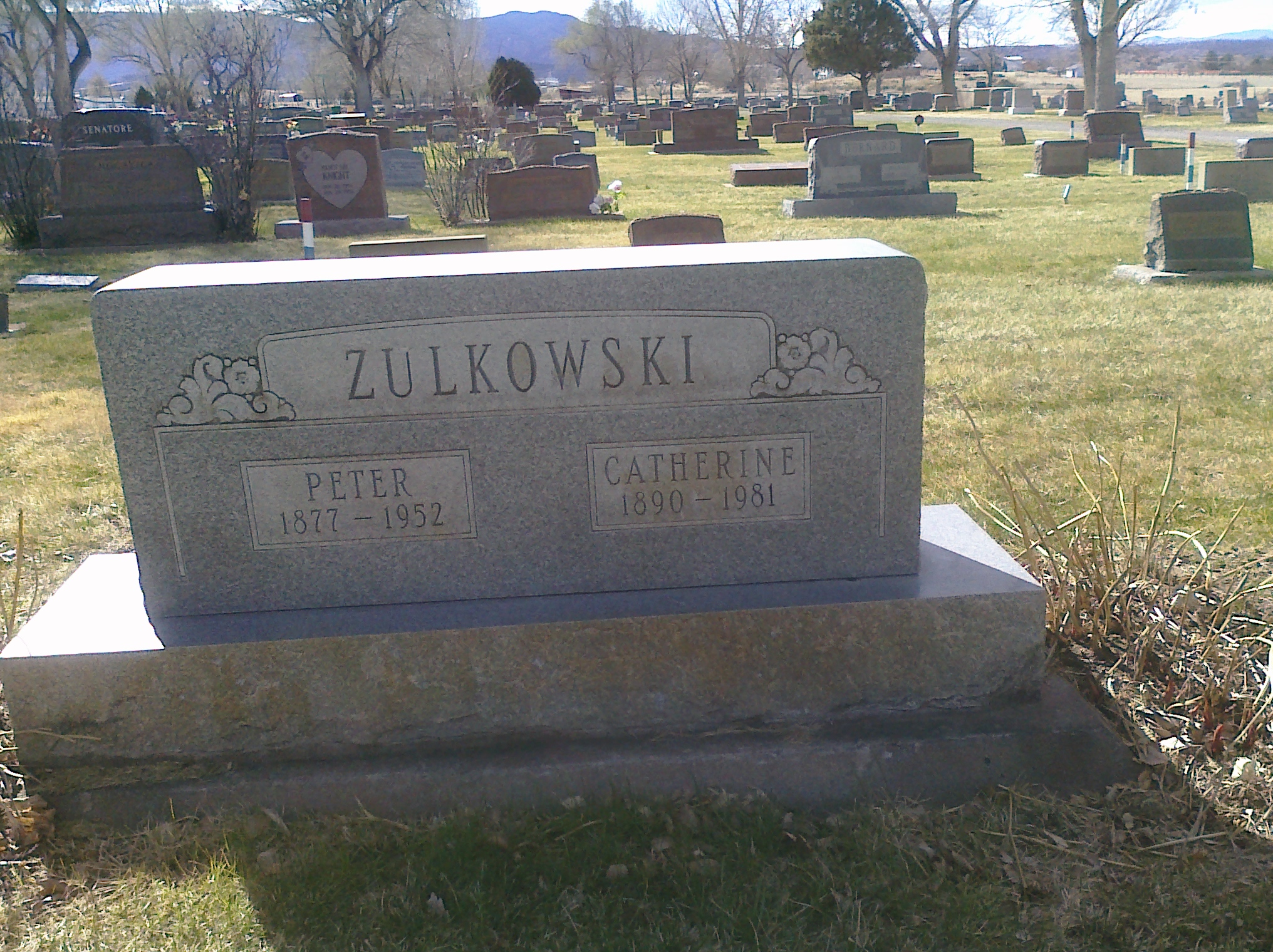 Peter and Catherine Zulkowski’s Grave (30.03.2011)