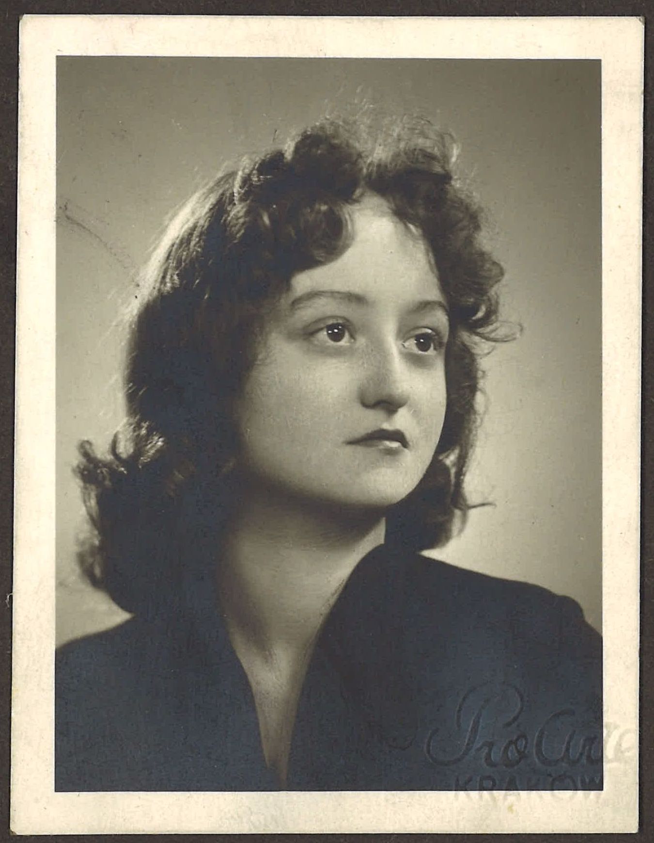 Nastoletnia Jolanta Rodak (oszac. 1954)