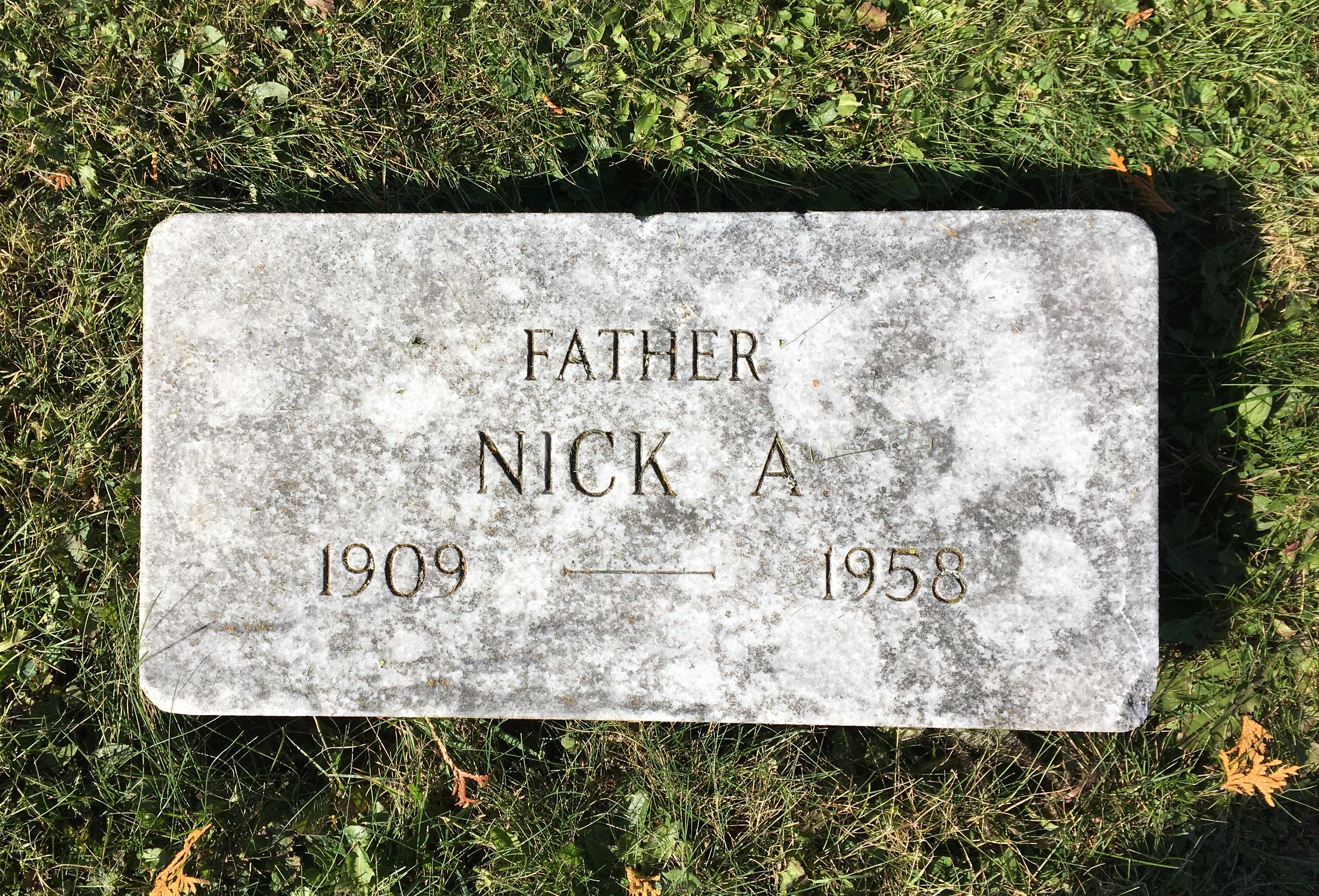 Nick Runnheim’s Gravestone