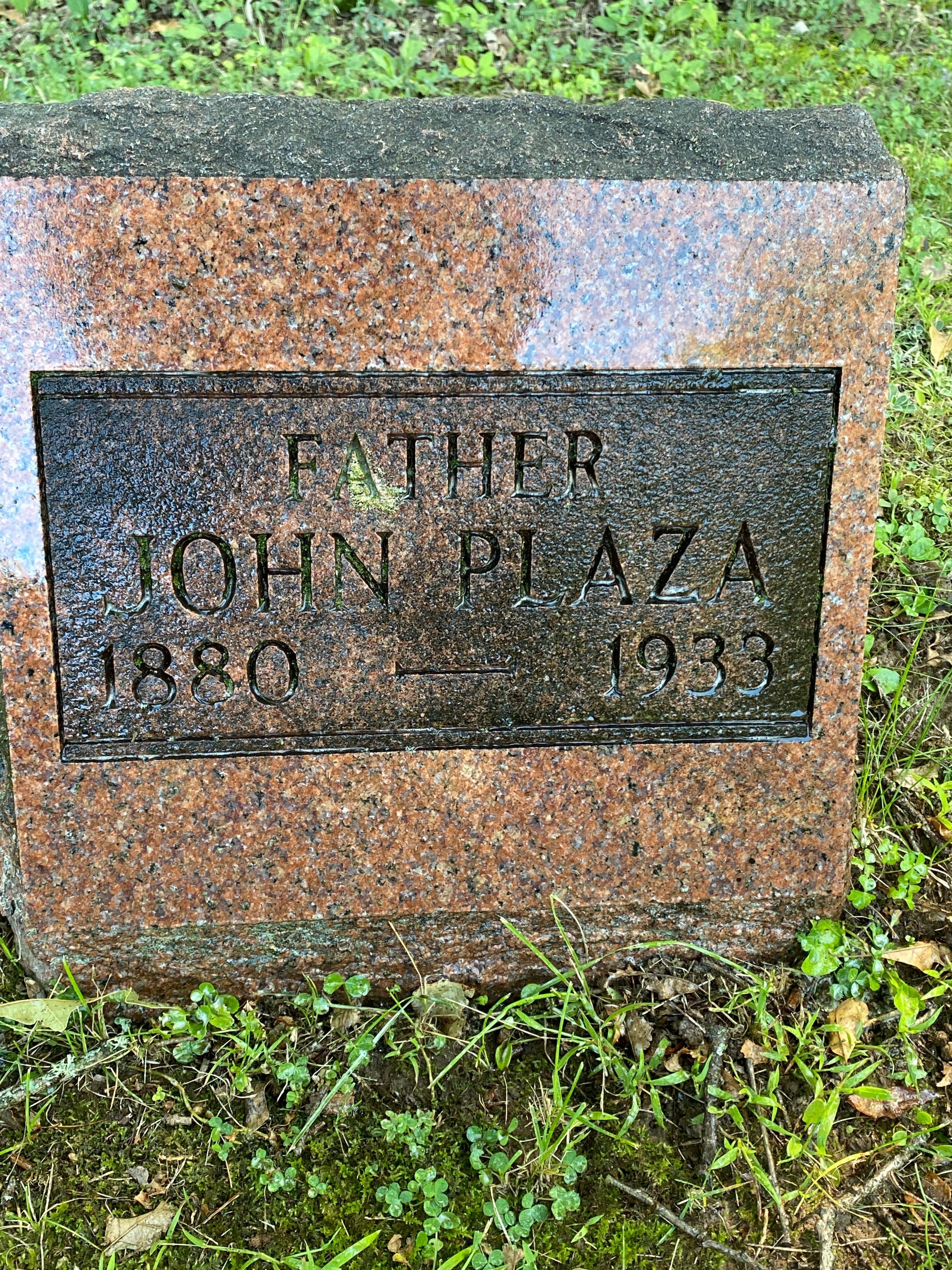 John Plaza’s Gravestone