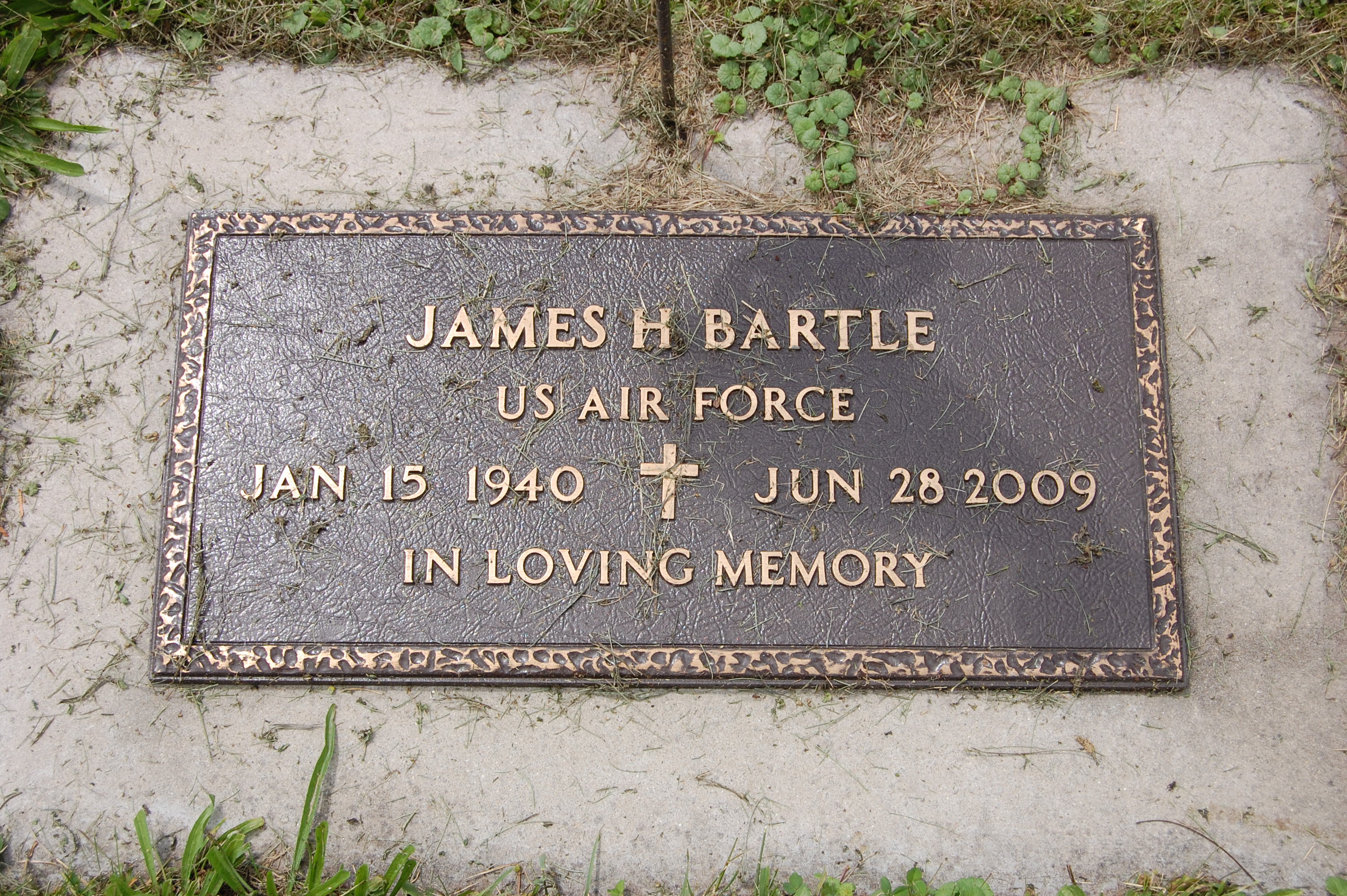 James Bartle’s Gravestone