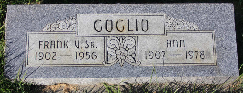 Frank&Ann Goglio’s Gravestone