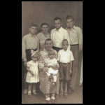 Rodzina Zofii i Jana Rogów ok. 1957