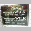 Grób Weroniki i Bronisława Wilków, Bronisław Wilk, Weronika Wilk, … (MR00893) __.07.2003 Nowa Dęba