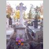 Grób Ludwika Kalinowskiego, Ludwik Kalinowski, cmentarz parafialny w Praszce, … (MR01932) 24.10.2004 Praszka