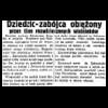 Dziedzic-zabójca oblężony przez tłum rozwścieczonych wieśniaków 16.06.1933 Warszawa