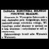 Zabójca robotnika rolnego ponownie skazany 29.11.1933 Warszawa