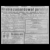 Hrabia zamordował parobka… 18.12.1933 Łódź