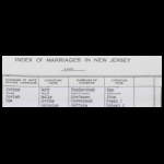 Doviak Emily John Stefanco NJ Marriage Index [MR15424-P]