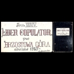 Tom XXXIV. Liber copulator[um] pro Brzostowa Góra ab anno 1923 et Jasionka Majdan Królewski [MR15550]