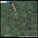2023 Berlin II na rowerze Nysa Odra, śladami przodków Ahrensberg (mapa)