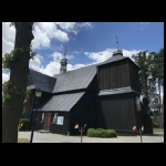 Parzynów z roweru — kościół św. Mikołaja w Parzynowie