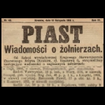 Jan Róg w Piaście z listopada 1916 12.11.1916 Kraków