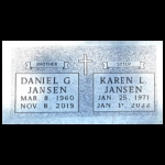 Siblings Daniel&Karen Jansen’s Gravestone Siblings Daniel&Karen Jansen’s Gravestone