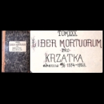 Tom XXX. Liber Mortuorum pro Krzątka ab anno ¹⁹∕₆ 1884–1923 Majdan Królewski