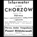 Hildebrandt w informatorze Chorzowa 1936