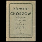 Informator na miasto Chorzów 1936 Katowice [MR17526]