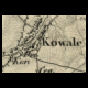 okolice Praszki na topograficznej karcie Królestwa Polskiego — Kowale