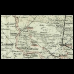 Mappa powiatu wieluńskiego 1847 »» 1866 Polska